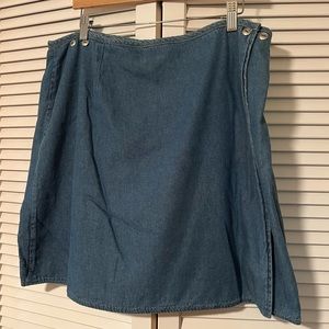 Vintage Denim and Co denim skirt size 1x